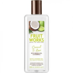 Coconut & Lime Body Wash فروت وركس غسول للجسم برائحة جوز الهند و الليمون 500 ml